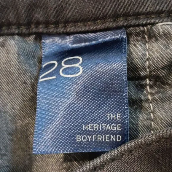 Pilcro Dark Denim Heritage Boyfriend Jeans - Picture 11 of 14